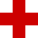 The red cross is a symbol of the health care industry, and is used on hospitals and ambulances.