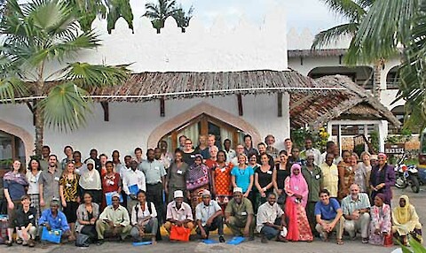Group photo of participants at the Zanzibar workshop.