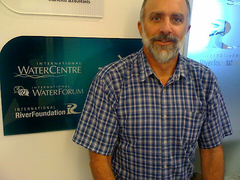 Bill at the International Water Centre