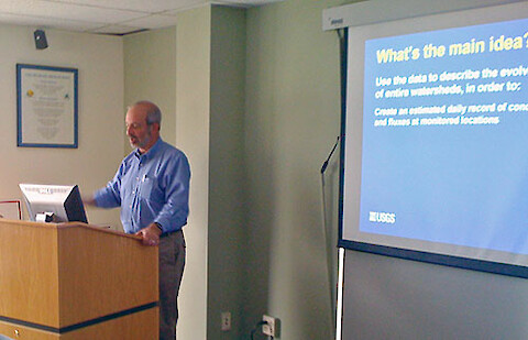 Bob Hirsch speaking at the IAN Seminar Series