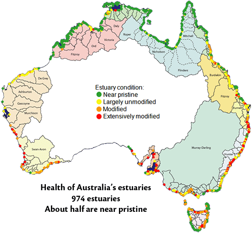 Australia estuaries condition