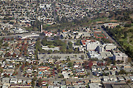 Aerial view of urban area of Los Angeles (LA).