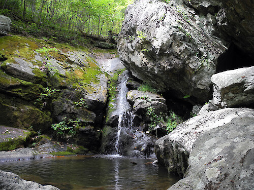 Waterfall in Shenandoah National Park.
