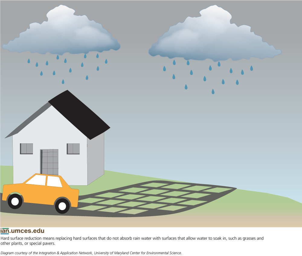 The Reduction Of Hard Surfaces As A Key Watershed Stewardship Behavior