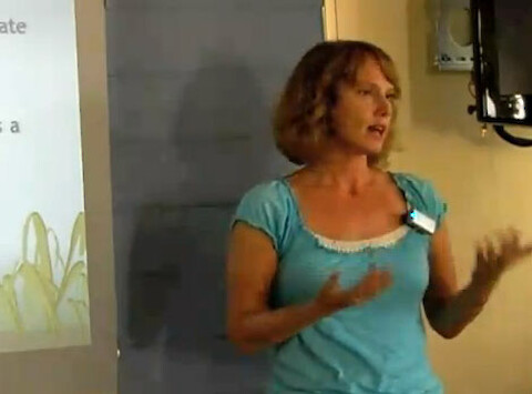 Megan Ward presenting at the MTAC seminar series