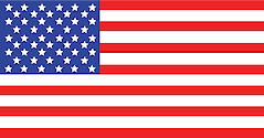 Illustration of the flag for the United States of America