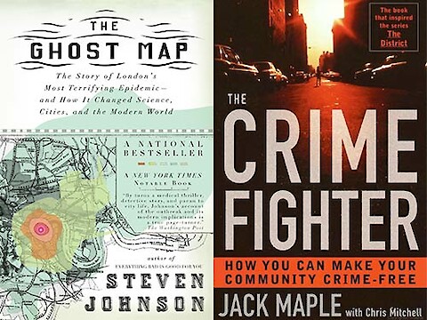 "The Ghost Map: The Story of Londonâs Most Terrifying Epidemic â and How it Changed Science, Cities and the Modern World" and "The Crime Fighter: How You Can Make Your Community Crime Free"