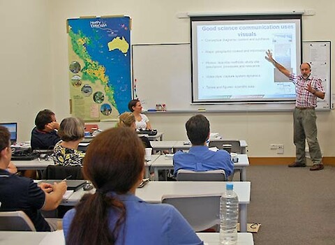 Science Communication Workshop venue at Central Queensland University, Mackay.
