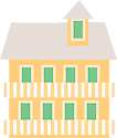 Typical house design found on Caribbean islands.