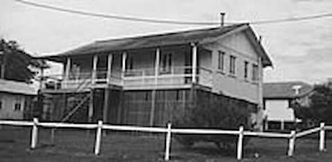The old Queenslander lab building.