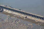 Conowingo Dam is the last Dam on the Susquehanna River before it empties into the Upper Chesapeake Bay. This is a series of photos taken on an overflight of the Dam and surrounding sites during mid-November, 2015.