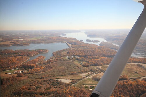 Conowingo Dam is the last Dam on the Susquehanna River before it empties into the Upper Chesapeake Bay. This is a series of photos taken on an overflight of the Dam and surrounding sites during mid-November, 2015.
