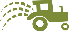 An icon representing the application of fertilizer on agricultural fields.