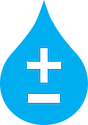 An icon representing water quality.