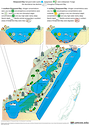Diagram of Sinepuxent Bay.