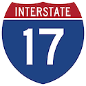 Interstate 17 sign