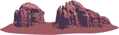 Red rock formation near Sedona, Arizona