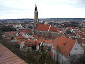 View of Landshut, Germany with the Aldstadt in the foreground