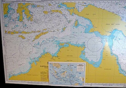 Timor and Arafura Seas off the northern coast of Australia.