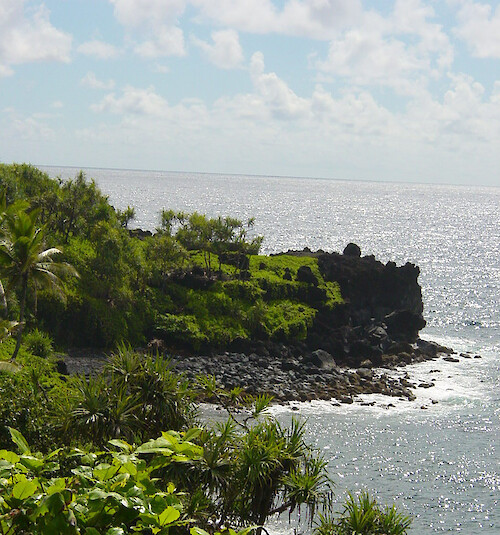 Rocky coastline of Maui