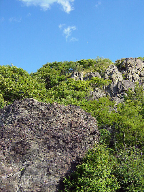 Rock outcropping at Shenandoah National Park 