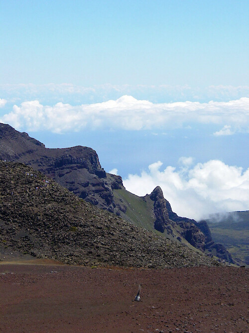 Geological structures in Haleakala 