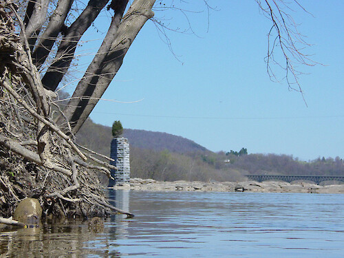 Near the confluence of the Shenandoah and Potomac Rivers at Harper's Ferry, West Virginia 