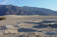 Looking east from Mequite Flat Dunes. Death Valley has quite a variety of topography and geologic formations.