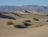 Mesquite Flat Dunes. Death Valley has quite a variety of topography and geologic formations.