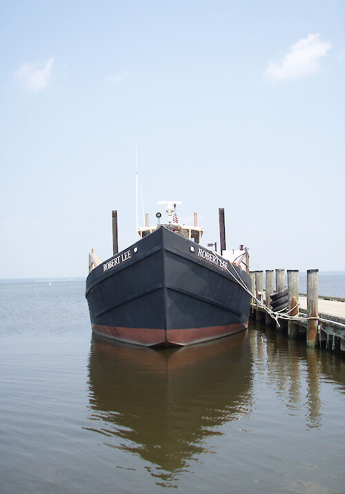 The Robert Lee is docked at the Horn Point Laboratory