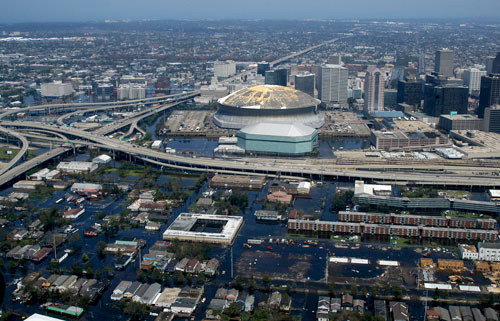 The Aftermath of Hurricane Katrina (Credit: Wikipedia Commons/Jeremy L. Grisham)