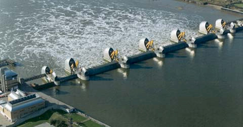 Thames Barrier (credit: the MIT Club of Great Britain)