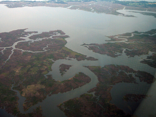 Split between Little Creek and Little Monie Creek in Monie Bay component of Chesapeake Bay National Estuary Research Reserve and Deale Island Wildlife Management Area