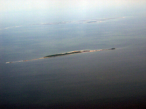 Watt's Island, with Tangier Island in the background