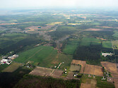 Agriculture, creeks, and forest cover in Wicomico Cty