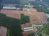 Aerial view of Virginia's Eastern Shore.