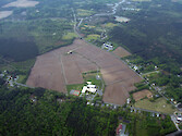 Aerial view of the country of Virginia's Eastern Shore/