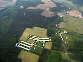 Aerial view of the country of Virginia.