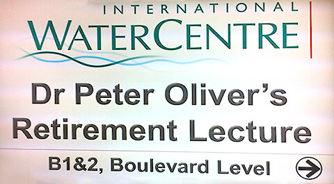 Peter Oliver's retirement lecture.