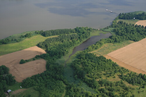Small creek draining into the Chester River near Indian Town, Maryland