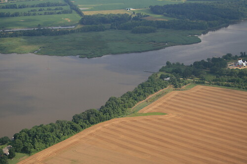Chester River just east of Chestertown