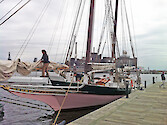 The Lady Maryland, located in the Baltimore Harbor, was used for the 2012 Living Classroon water quality demonstration.