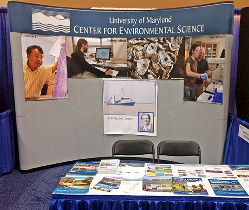 UMCES booth at NCER 2013