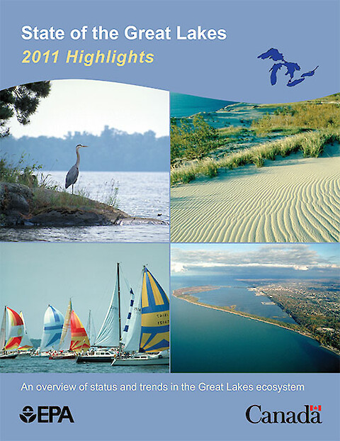Cover for State of the Great Lakes 2011 Highlights.