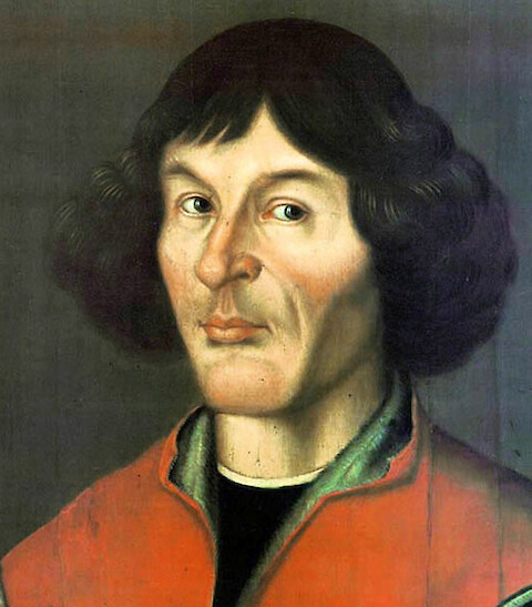 Portrait of Nicolaus Copernicus in 1580, ToruÅ Old Town City Hall. Source: Wikipedia.