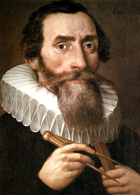 A 1610 portrait of Johannes Kepler. Source: Wikipedia