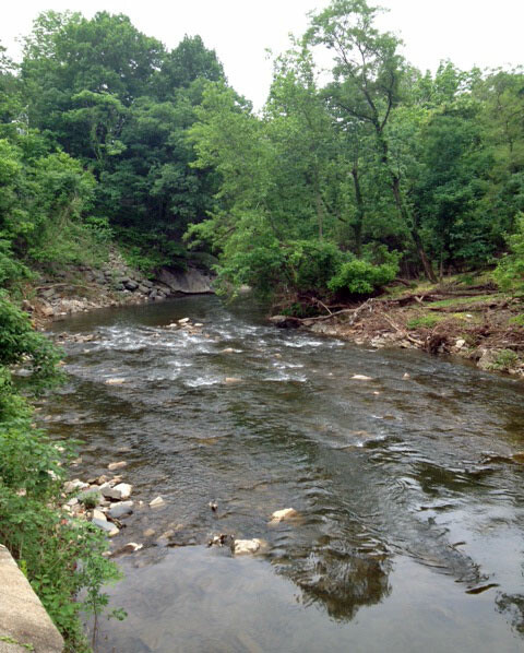 Jones Falls downstream of Mill No. 1.