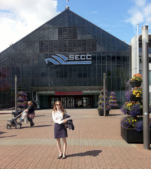 The Scottish Exhibition and Conference Centre is outside of the main downtown Glasgow area. 