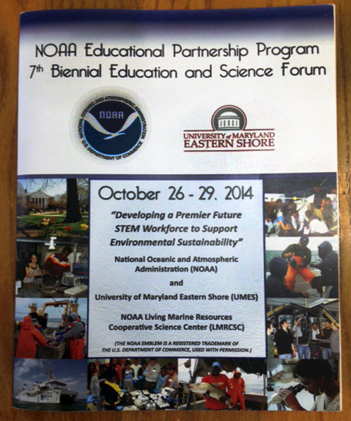 Program cover from the Education and Science Forum.