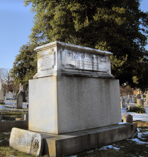 Tomb of Alexander Bache in the Congressional Cemetery, Washington, DC
